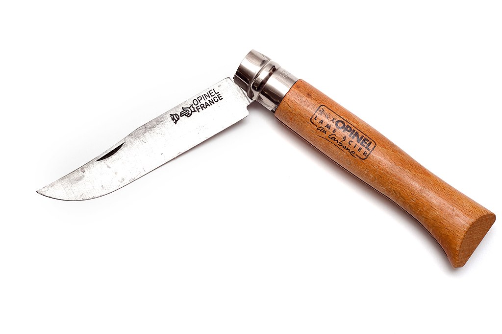 couteau opinel carbone